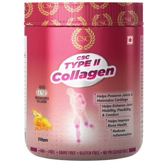 About this item

Strengthens bones, muscles, skin, ligament, tendons.
Helps in enhancing joint mobility, flexibility &amp; comfort.
Give your body “Type II Collagen”CollagenCSC Type 2 Collagen Powder for Improving Bone, Cartilage & Joint Stren